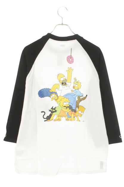 SEQUEL 24AW Simpsons Print Cotton Long Sleeve Tee Size L