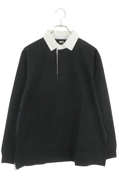 SEQUEL 25SS Logo Print Rugby Long Sleeve T-Shirt Size L