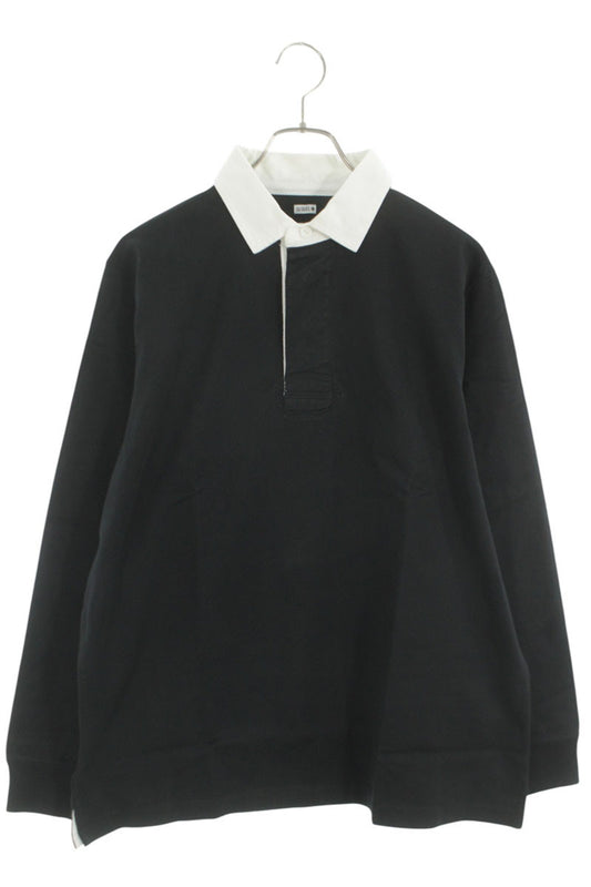 SEQUEL 25SS Logo Print Rugby Long Sleeve T-Shirt Size XL