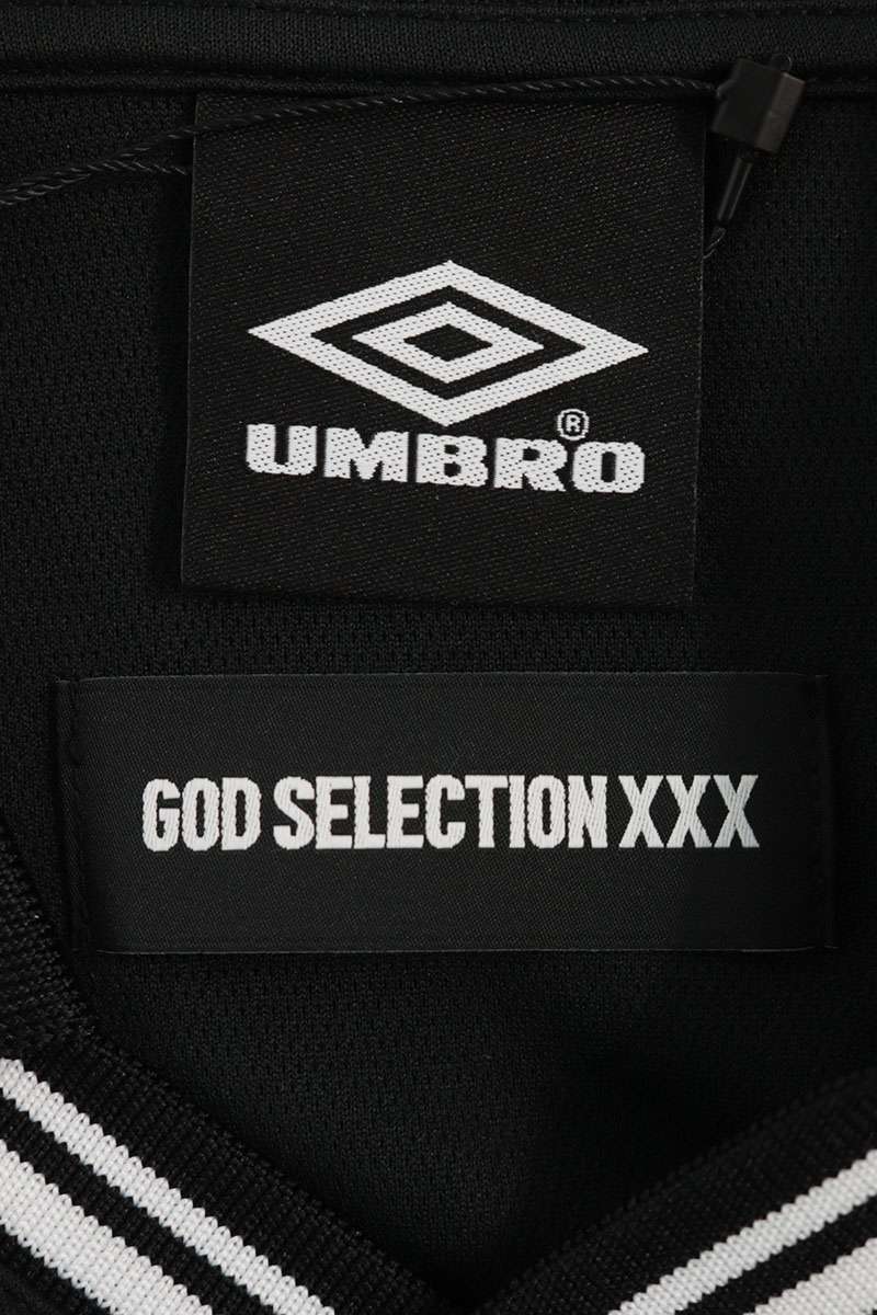 Umbro x GOD SELECTION XXX Logo Print Long Sleeve T-Shirt Black Size S