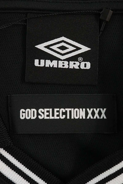 Umbro x GOD SELECTION XXX Logo Print Long Sleeve T-Shirt Black Size L