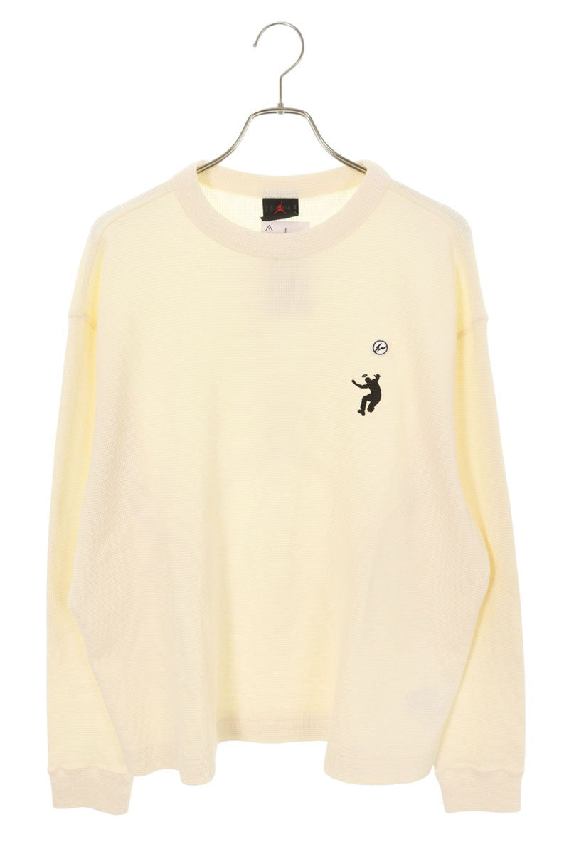 fragment design x Nike Logo Long Sleeve Top White Size L
