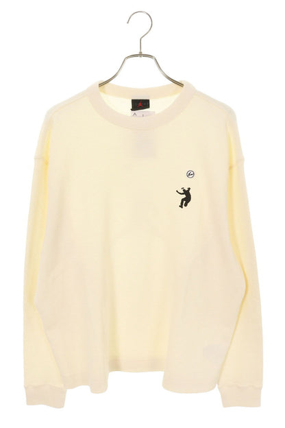 fragment design x Nike Logo Long Sleeve Top White Size L
