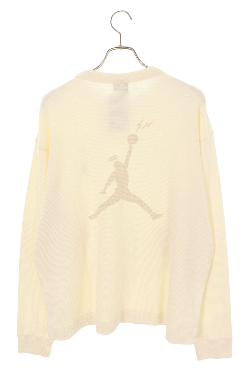 fragment design x Nike Logo Long Sleeve Top White Size L