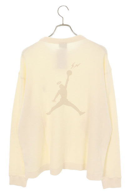 fragment design x Nike Logo Long Sleeve Top White Size L