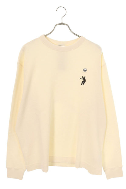 fragment design x Nike Logo Long Sleeve Top White Size L