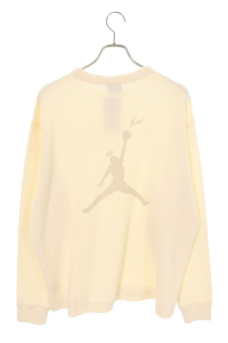 fragment design x Nike Logo Long Sleeve Top White Size L