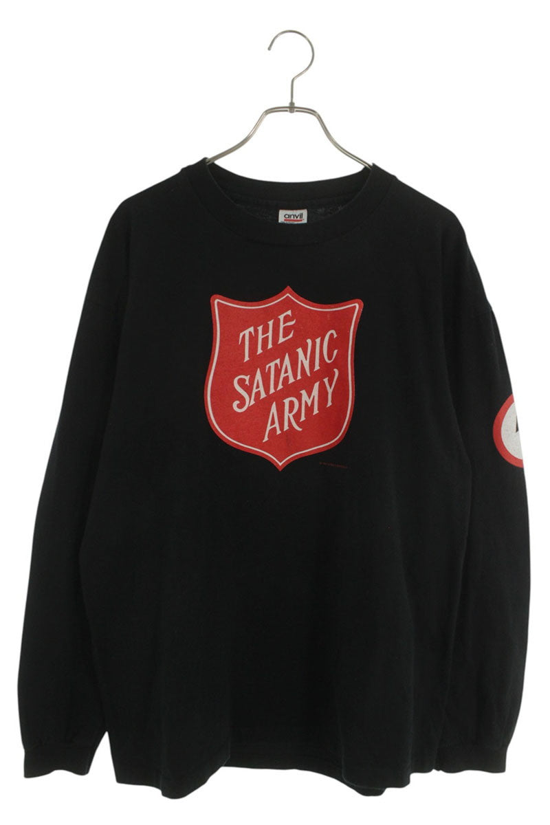 VINTAGE MARILYN MANSON The Satanic Army Long Sleeve T-Shirt Size XL