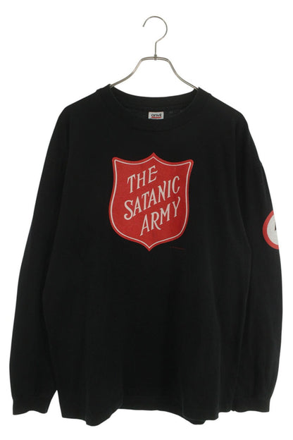 VINTAGE MARILYN MANSON The Satanic Army Long Sleeve T-Shirt Size XL