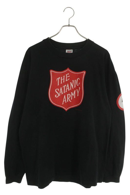 VINTAGE MARILYN MANSON The Satanic Army Long Sleeve T-Shirt Size XL