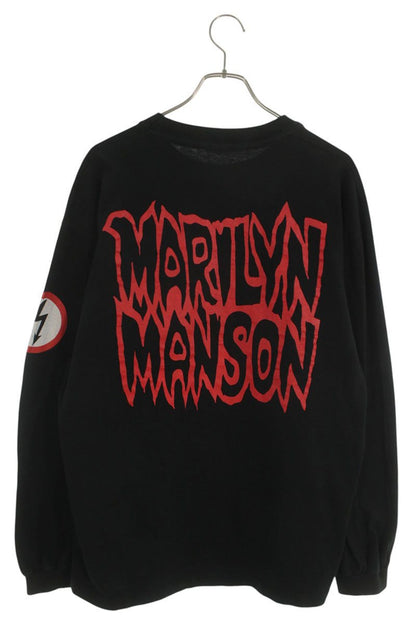 VINTAGE MARILYN MANSON The Satanic Army Long Sleeve T-Shirt Size XL