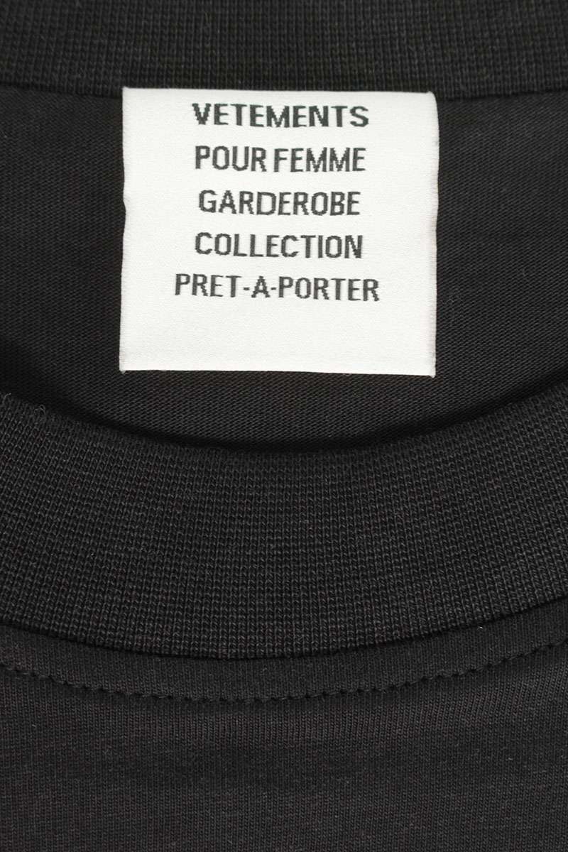 Vetements Black Layered Band Tee Long Sleeve Dress Size XS