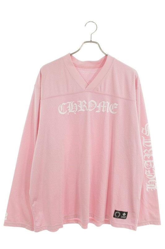 Chrome Hearts MESH WARM UP JERSEY CH Print Long Sleeve Top Size XXL