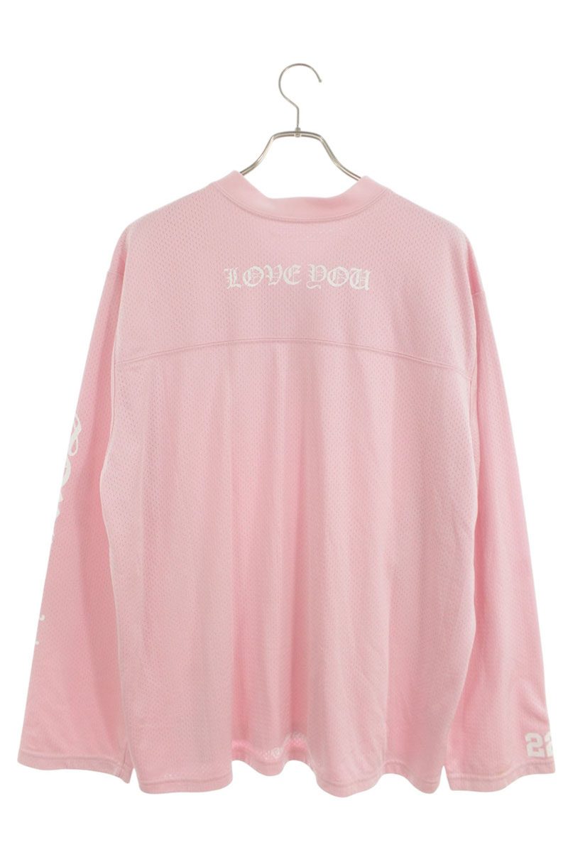 Chrome Hearts MESH WARM UP JERSEY CH Print Long Sleeve Top Size XXL