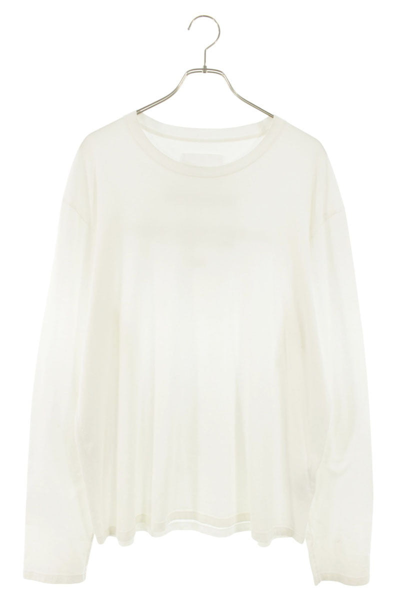 Jil Sander 24AW Logo Print Long Sleeve T-Shirt White Size XXL
