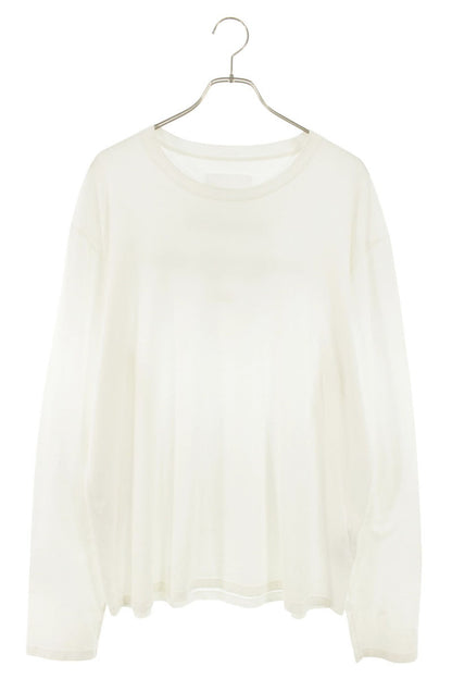 Jil Sander 24AW Logo Print Long Sleeve T-Shirt White Size XXL