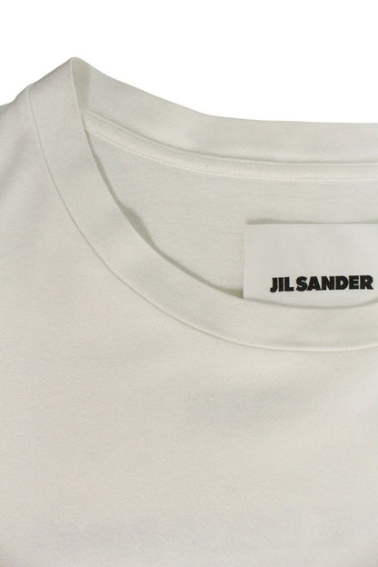 Jil Sander 24AW Logo Print Long Sleeve T-Shirt White Size XXL