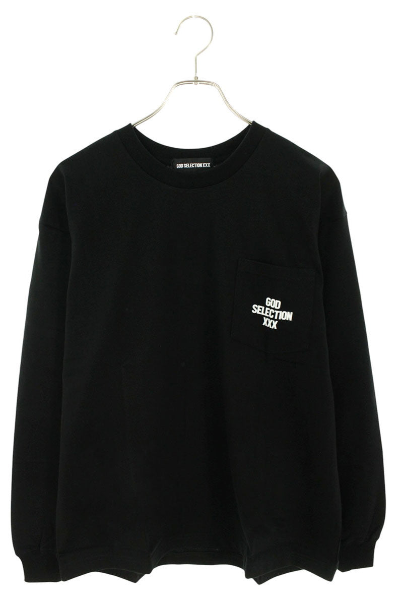 GOD SELECTION XXX Print Long Sleeve T-Shirt Black Size S