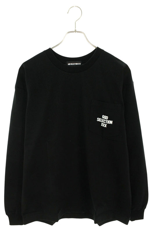 GOD SELECTION XXX Print Long Sleeve T-Shirt Black Size S