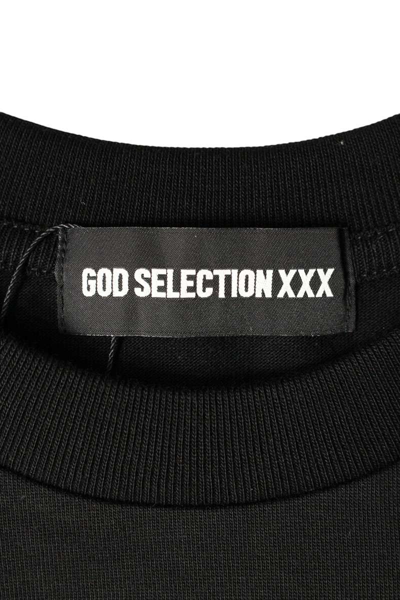 GOD SELECTION XXX Print Long Sleeve T-Shirt Black Size S