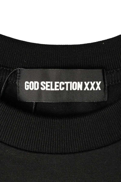 GOD SELECTION XXX Print Long Sleeve T-Shirt Black Size S