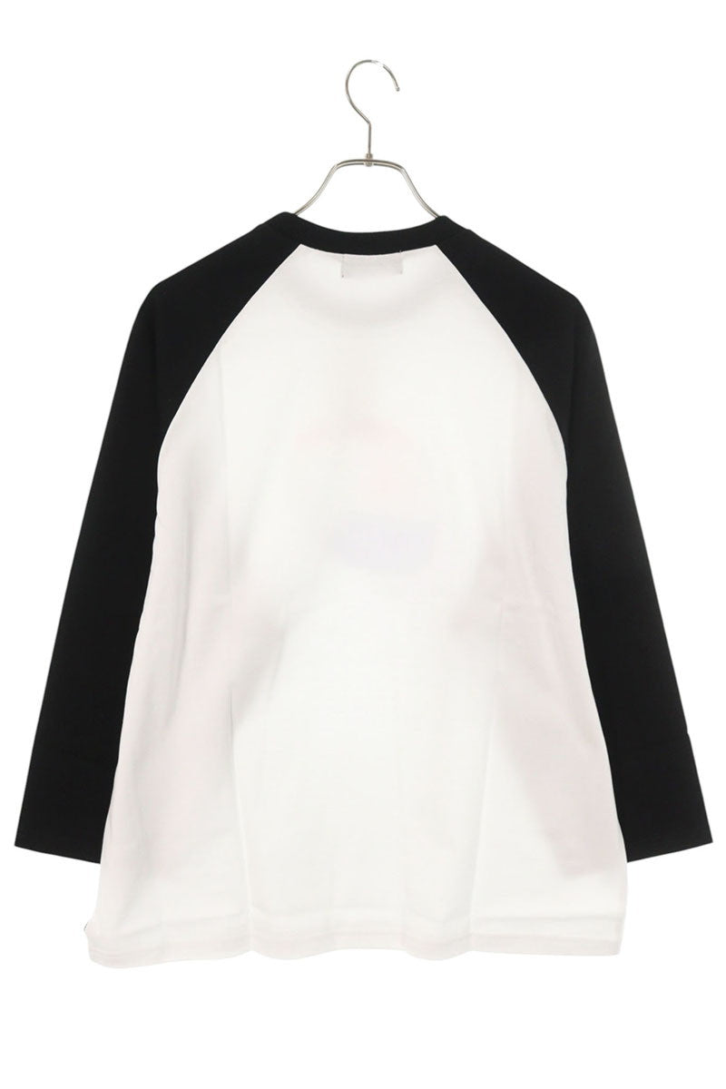 GOD SELECTION XXX Photo Print Raglan Long Sleeve Tee Multi Size M