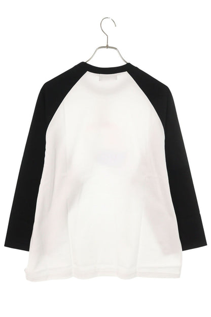 GOD SELECTION XXX Photo Print Raglan Long Sleeve Tee Multi Size M