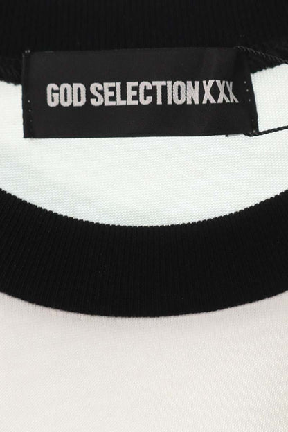 GOD SELECTION XXX Photo Print Raglan Long Sleeve Tee Multi Size M