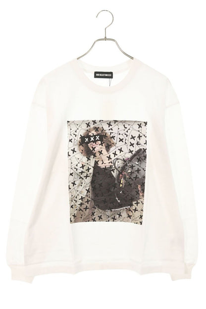GOD SELECTION XXX Photo Print Long Sleeve Tee White Size M