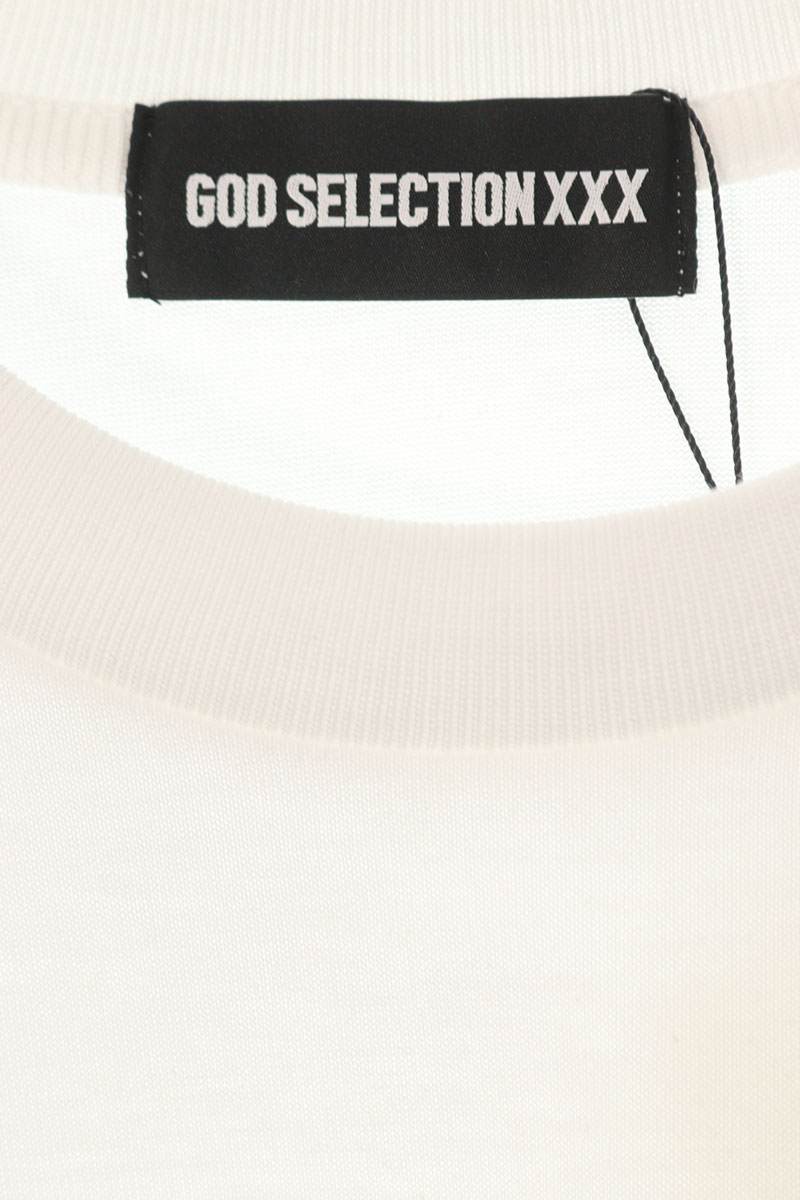 GOD SELECTION XXX Photo Print Long Sleeve Tee White Size M