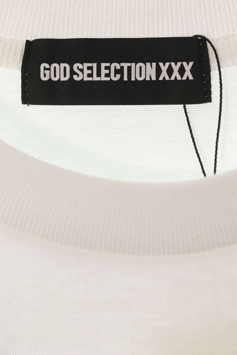GOD SELECTION XXX Photo Print Long Sleeve Tee White Size S