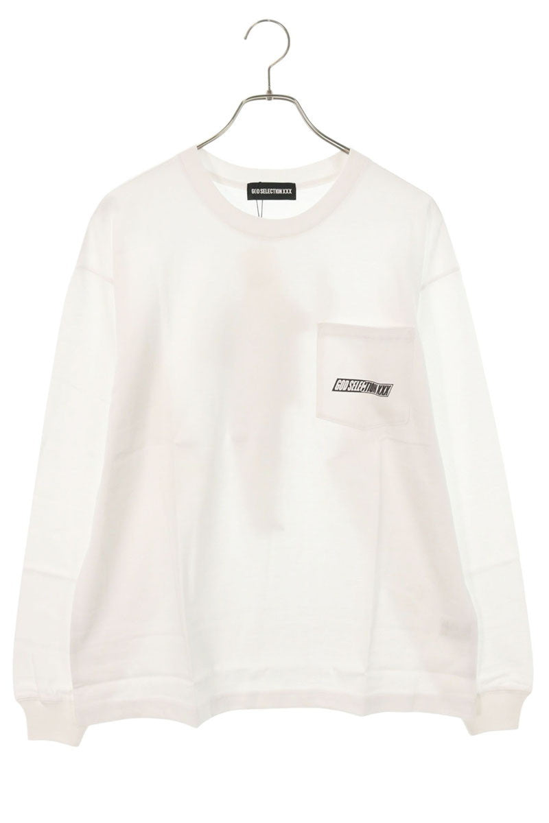 GOD SELECTION XXX Back Photo Print Long Sleeve Tee White Size M