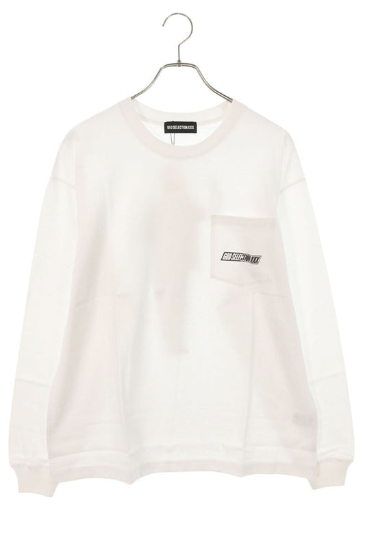 GOD SELECTION XXX Back Photo Print Long Sleeve Tee White Size M