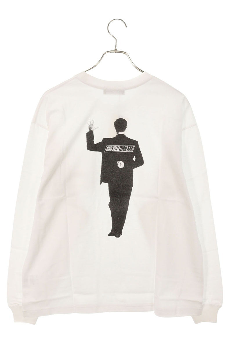 GOD SELECTION XXX Back Photo Print Long Sleeve Tee White Size M