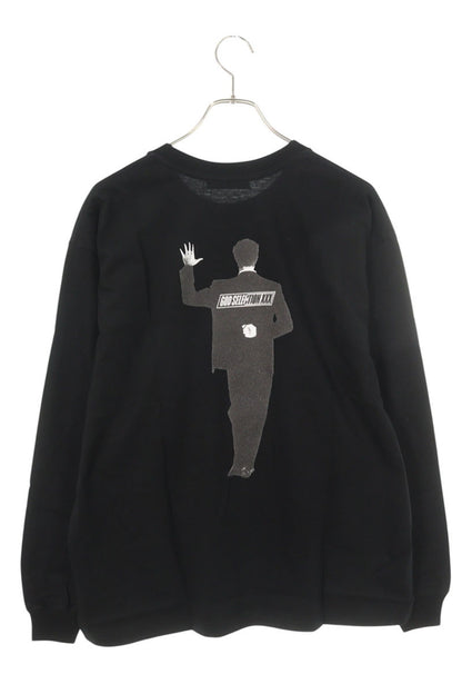 GOD SELECTION XXX Back Photo Print Long Sleeve Tee Black Size S