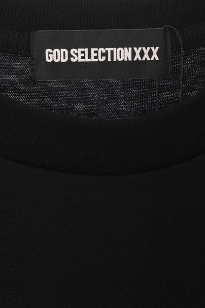 GOD SELECTION XXX Back Photo Print Long Sleeve Tee Black Size S