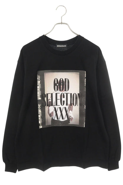 GOD SELECTION XXX Photo Print Long Sleeve Tee Black Size S