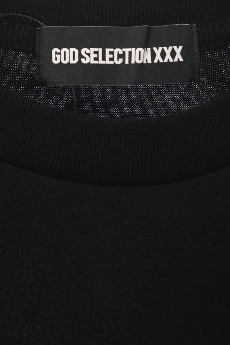 GOD SELECTION XXX Photo Print Long Sleeve Tee Black Size S
