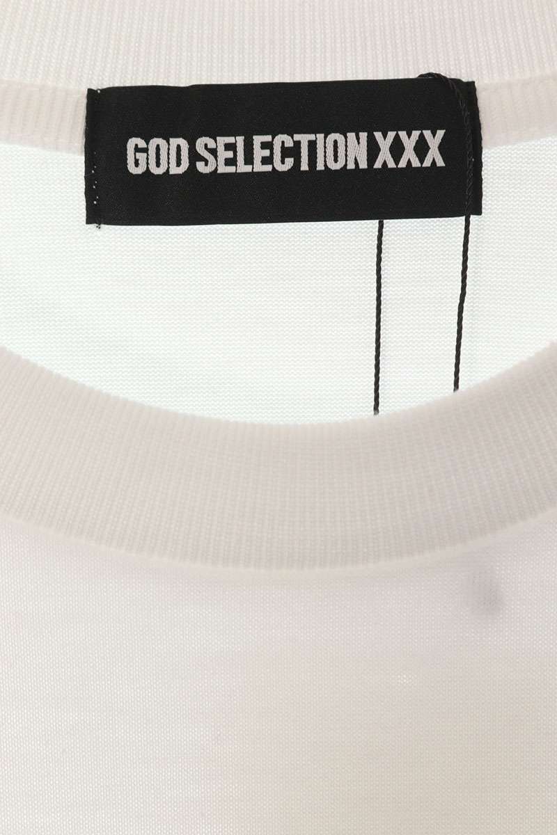 GOD SELECTION XXX Photo Print Long Sleeve Tee White Size XXL