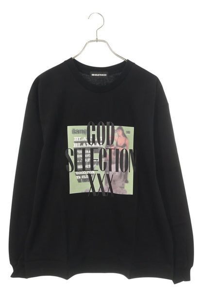 GOD SELECTION XXX Photo Print Long Sleeve Tee Black Size S