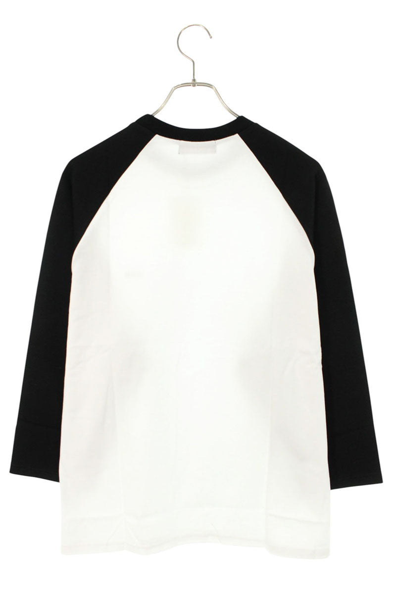 GOD SELECTION XXX Logo Patch Raglan Long Sleeve Tee Size M
