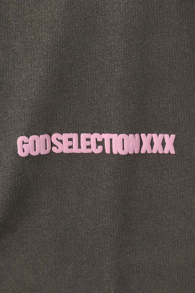 GOD SELECTION XXX Logo Print Long Sleeve Tee Black Size L