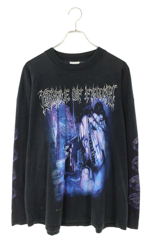 VINTAGE Cradle of Filth Cthulhu Dawn Long Sleeve T-Shirt Size XL