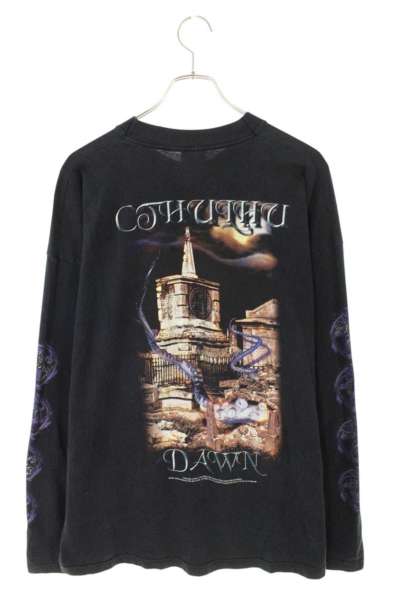 VINTAGE Cradle of Filth Cthulhu Dawn Long Sleeve T-Shirt Size XL