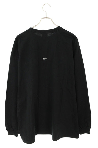 Wtaps Front Print Long Sleeve T-Shirt Black Size L