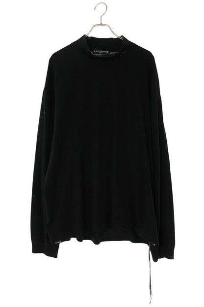 mastermind 22SS Skull Logo Mock Neck Top Black Size XL