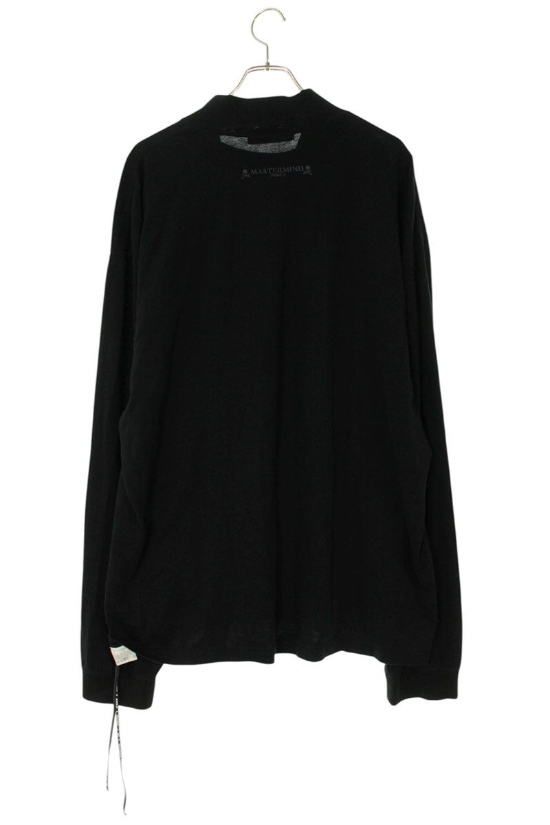 mastermind 22SS Skull Logo Mock Neck Top Black Size XL