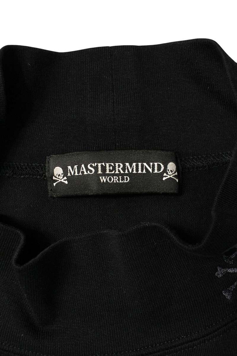 mastermind 22SS Skull Logo Mock Neck Top Black Size XL