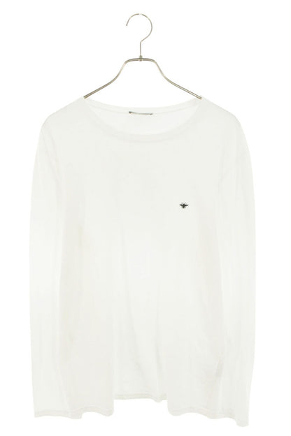Dior HOMME BEE Embroidered Long Sleeve T-Shirt White Size L