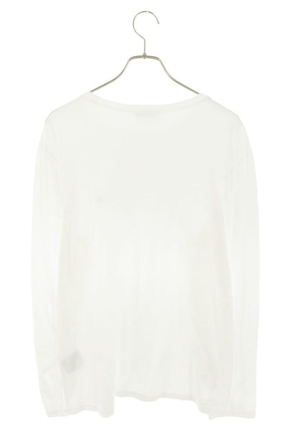 Dior HOMME BEE Embroidered Long Sleeve T-Shirt White Size L